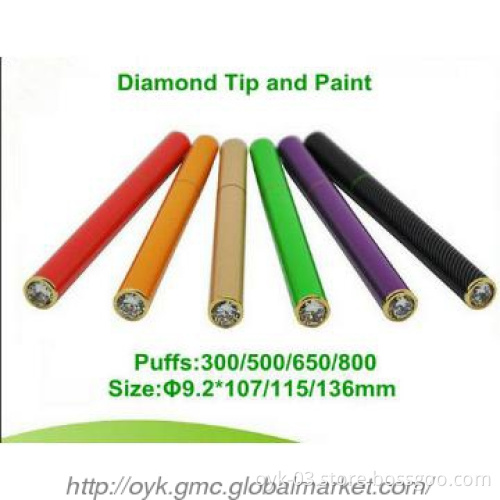 2013 Stylish disposable E-cigs with diamond tip